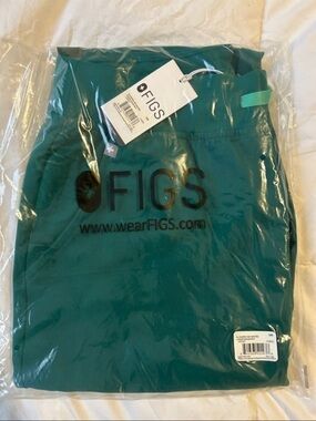 Figs Scrub Pants, Hunter Green, HW M/Regular